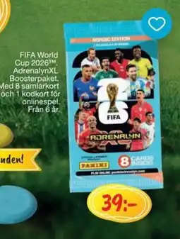 Leklust FIFA World Cup 2026TM AdrenalynXL Boosterpaket erbjuda