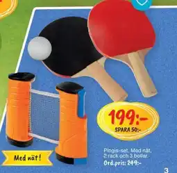 Leklust Pingis-set erbjuda