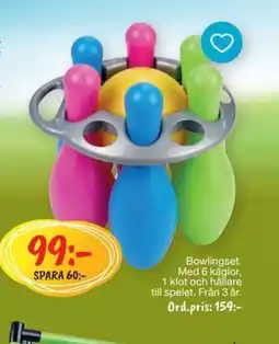 Leklust Bowlingset erbjuda