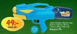 Leklust Vattenblaster. erbjuda