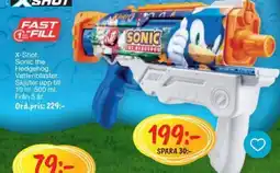 Leklust X-Shot Sonic the Hedgehog erbjuda