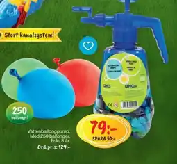 Leklust Vattenballongpump erbjuda