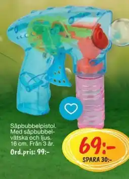 Leklust Såpbubbelpistol erbjuda