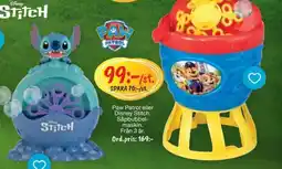 Leklust Paw Patrol eller Disney Stitch erbjuda