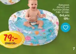 Leklust Babypool erbjuda