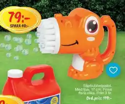 Leklust Såpbubbelpistol erbjuda