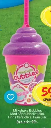 Leklust Milkshake Bubblor erbjuda