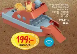 Leklust Viking Toys Bilfärja erbjuda