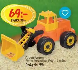 Leklust Arbetsfordon erbjuda