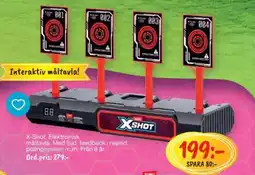 Leklust X-Shot Elektronisk måltavla erbjuda