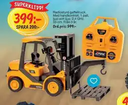 Leklust Radiostyrd gaffeltruck erbjuda