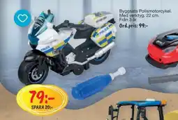 Leklust Byggsats Polismotorcykel erbjuda