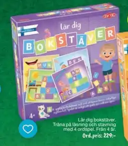 Leklust Lär dig bokstäver erbjuda
