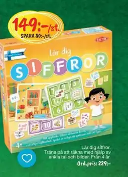 Leklust Lär dig siffror erbjuda