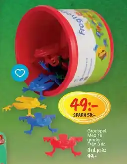 Leklust Grodspel erbjuda