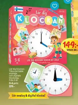Leklust Lär dig klockan erbjuda