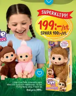 Leklust Little Live Pets erbjuda