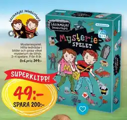 Leklust Mysteriespelet erbjuda