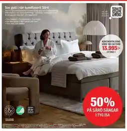 Mio KONTINENTALSÄNG SÄRÖ 180 CM erbjuda