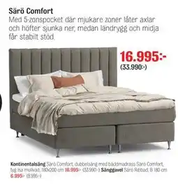 Mio Kontinentalsäng Särö Comfort erbjuda