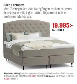 Mio Kontinentalsäng Särö Exclusive erbjuda
