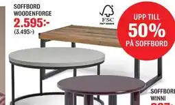 Mio SOFFBORD WOODENFORGE erbjuda