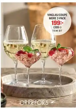 Mio VINGLAS/COUPE MORE 2-PACK erbjuda