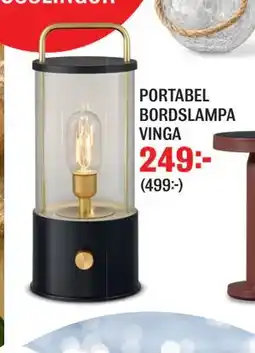 Mio PORTABEL BORDSLAMPA VINGA erbjuda