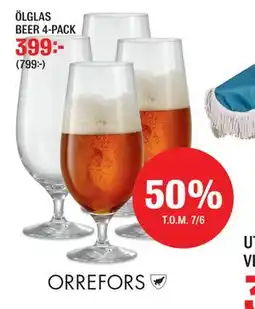 Mio ÖLGLAS BEER 4-PACK erbjuda