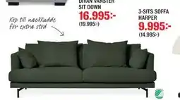 Mio 3-SITS SOFFA HARPER erbjuda
