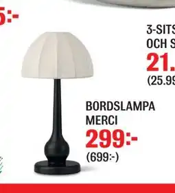 Mio BORDSLAMPA MERCI erbjuda