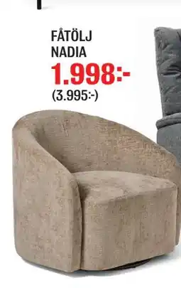 Mio FÅTÖLJ NADIA erbjuda