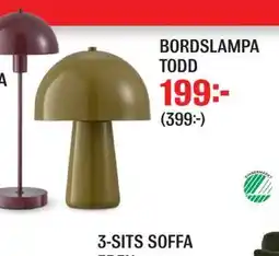 Mio BORDSLAMPA TODD erbjuda