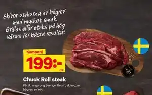 City Gross Chuck Roll steak erbjuda