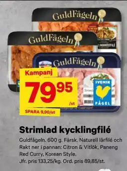 City Gross Strimlad kycklingfilé erbjuda