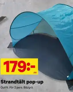 City Gross Strandtält pop-up erbjuda
