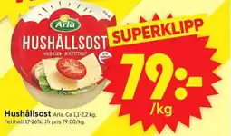 ICA Supermarket Arla Hushållsost erbjuda