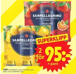 ICA Supermarket San Pellegrino Läsk erbjuda