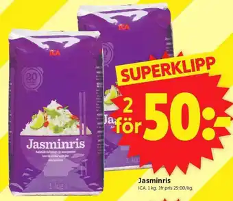 ICA Supermarket ICA Jasminris erbjuda