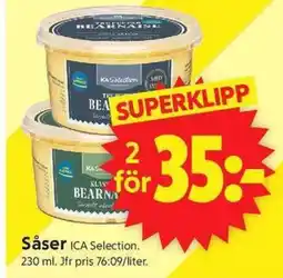 ICA Supermarket ICA Selection Såser erbjuda