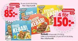 ICA Supermarket Schysst käk Kebab erbjuda