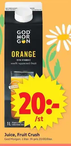 ICA Supermarket God Morgon Juice, Fruit Crush erbjuda