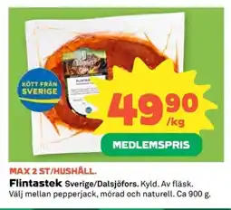 Coop Flintastek erbjuda