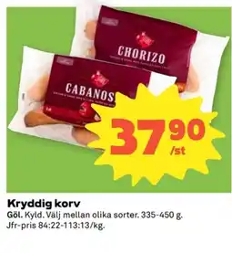 Coop Göl Kryddig korv erbjuda