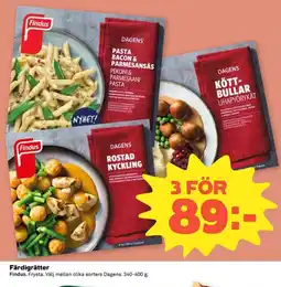 Coop Findus Färdigrätter erbjuda