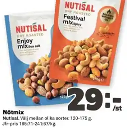 Coop Nutisal Nötmix erbjuda