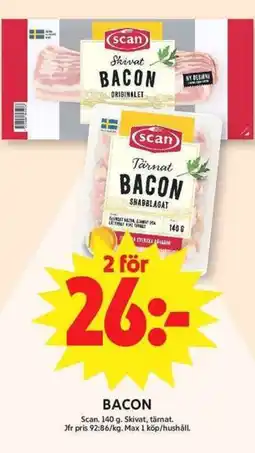 ICA Maxi Scan Bacon erbjuda
