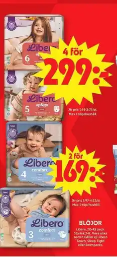 ICA Maxi Libero Blöjor erbjuda