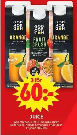 ICA Maxi God morgon Juice erbjuda