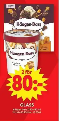 ICA Maxi Häagen Dazs Glass erbjuda